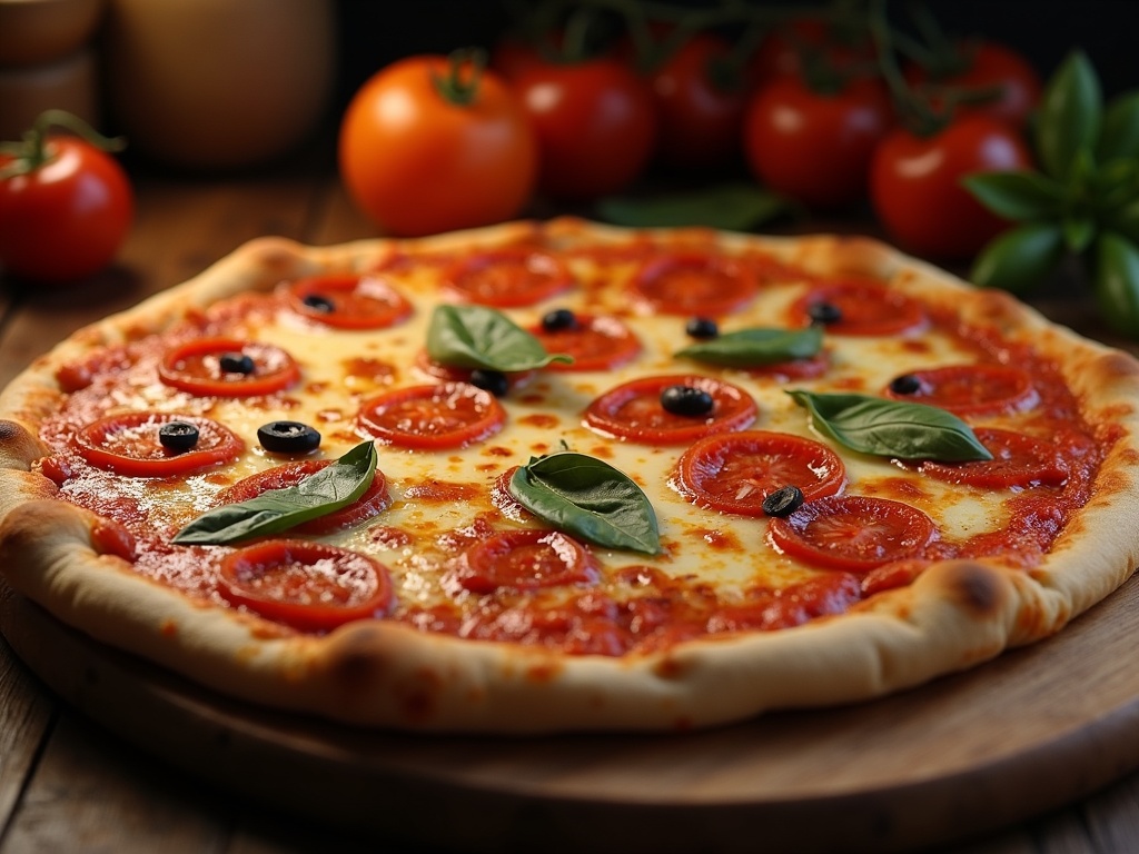 Pizza napolitaine sortant du four à bois de la Pizzeria Bella Nantes